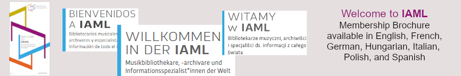 IAML membership brochure