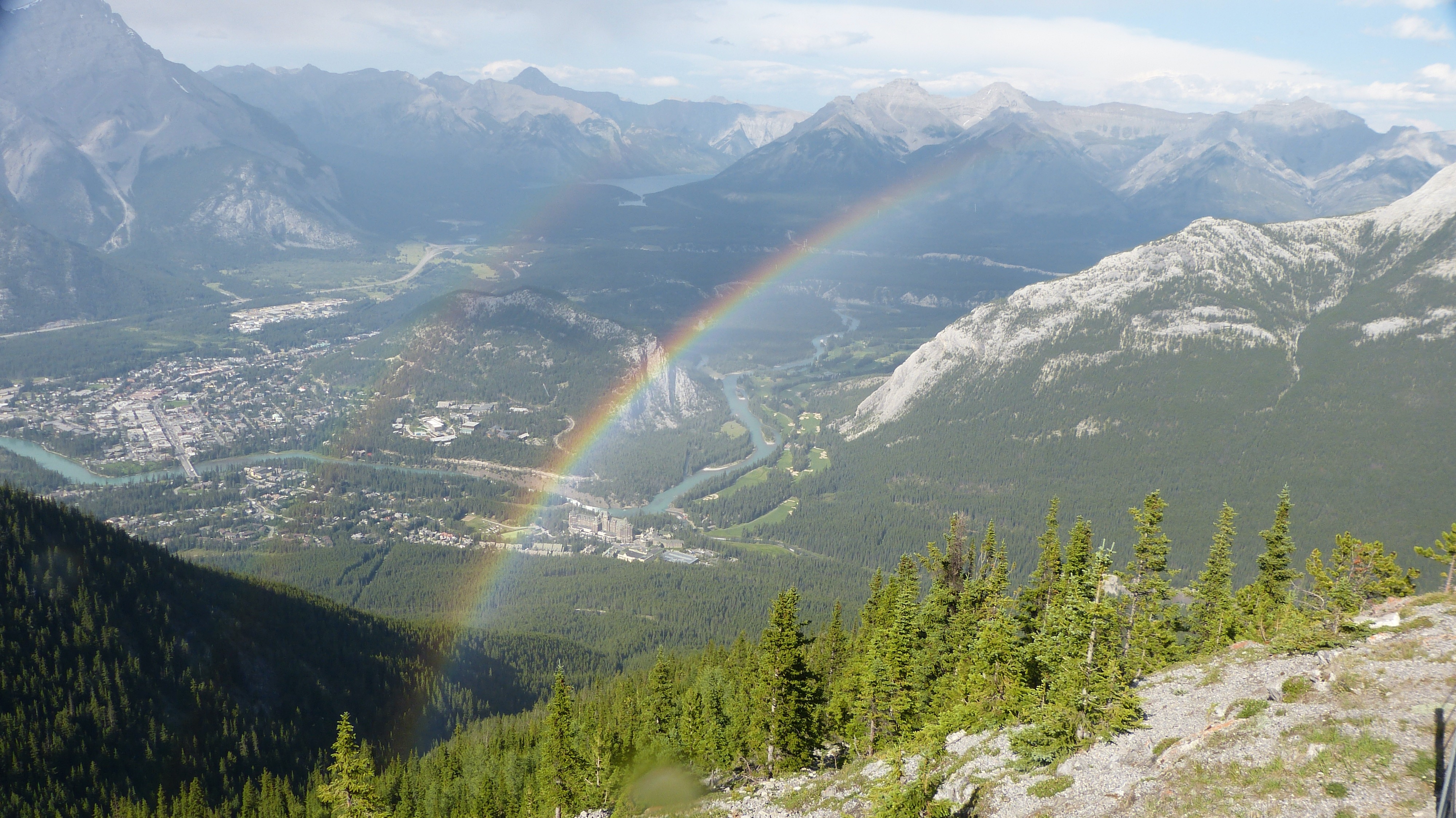 View of Banff from Sulphur Mountain