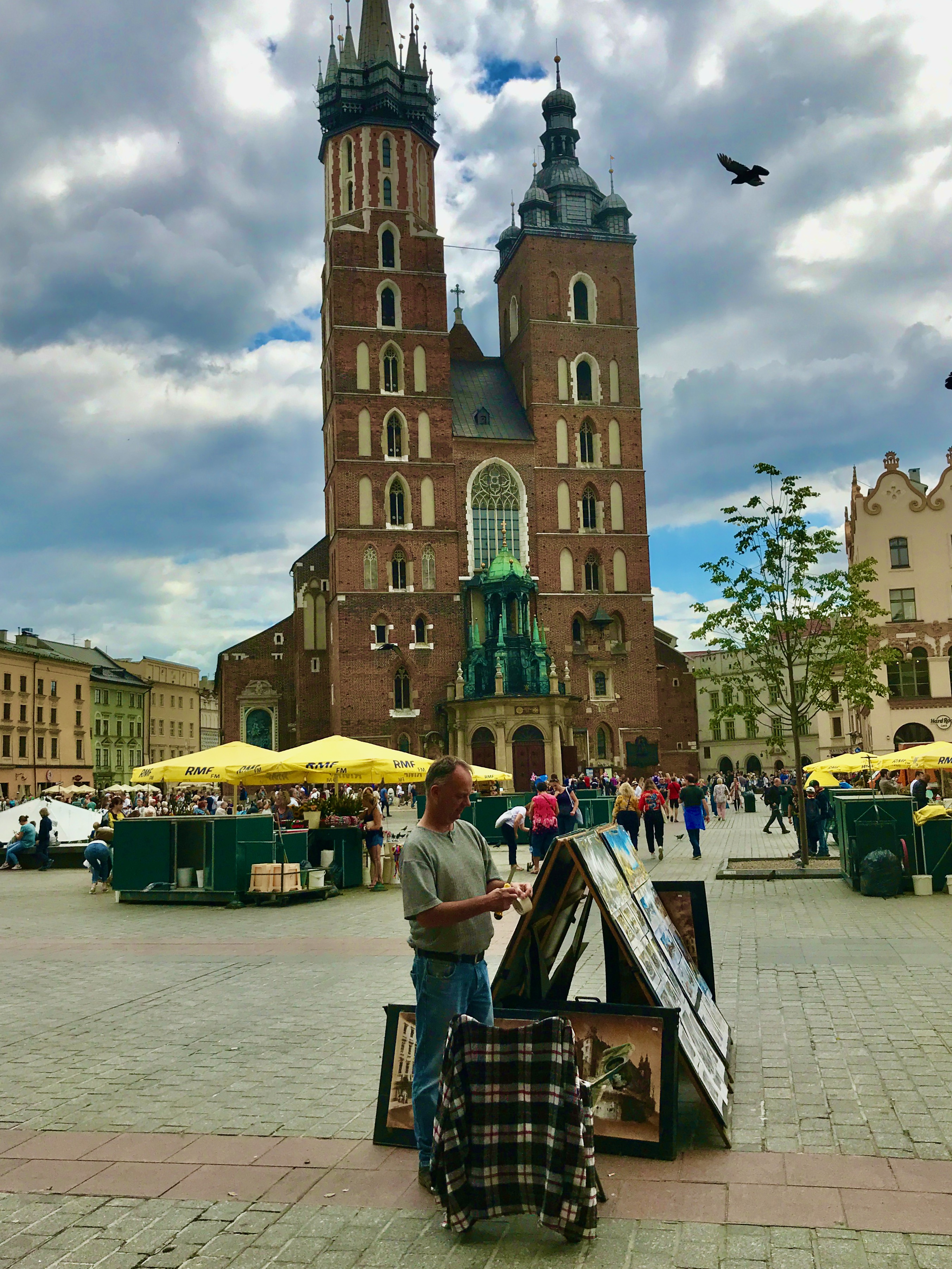 Kraków – main square – Kościół Mariacki (St Mary’s Basilica)