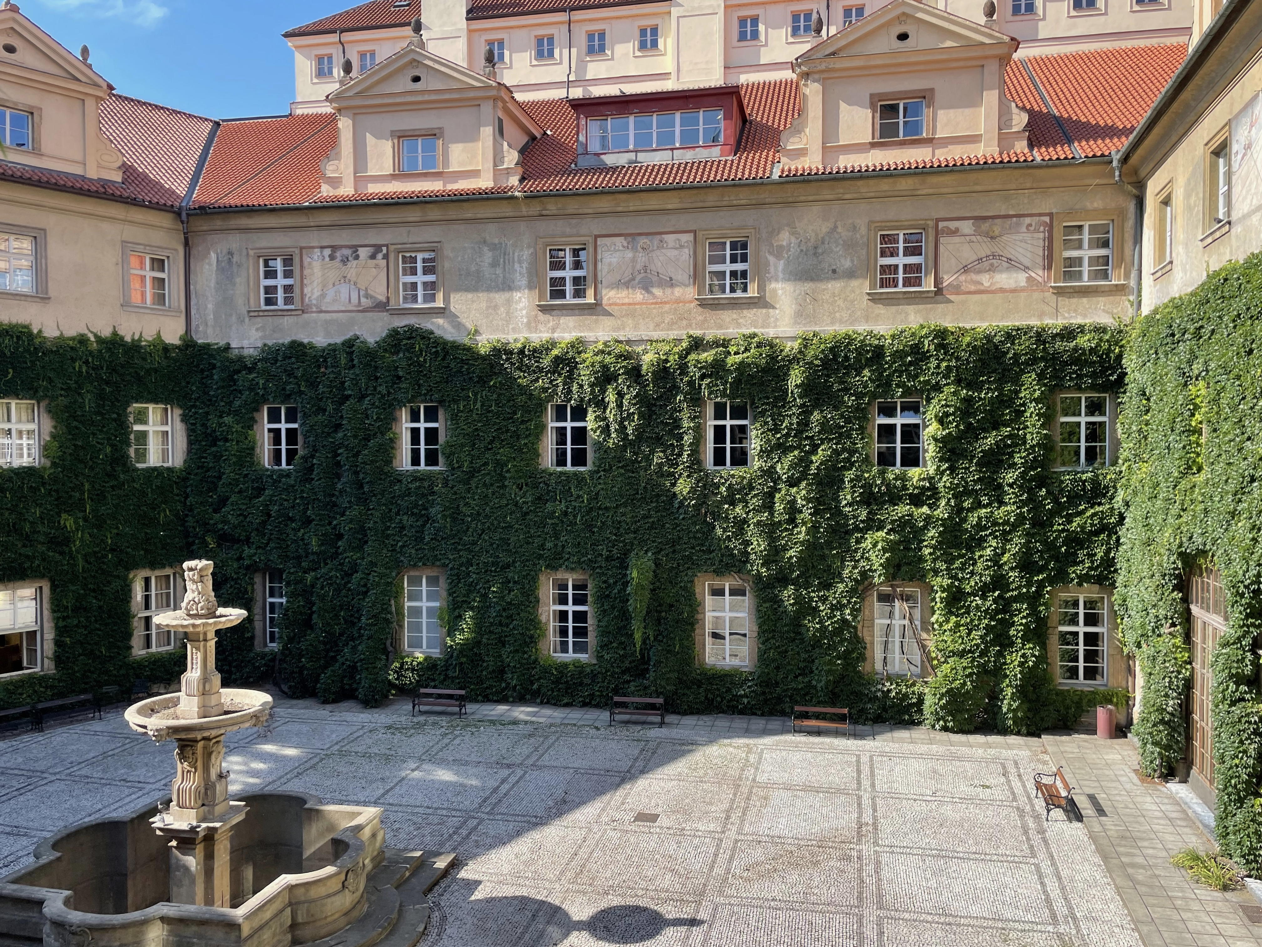 Prague – Klementinum courtyard