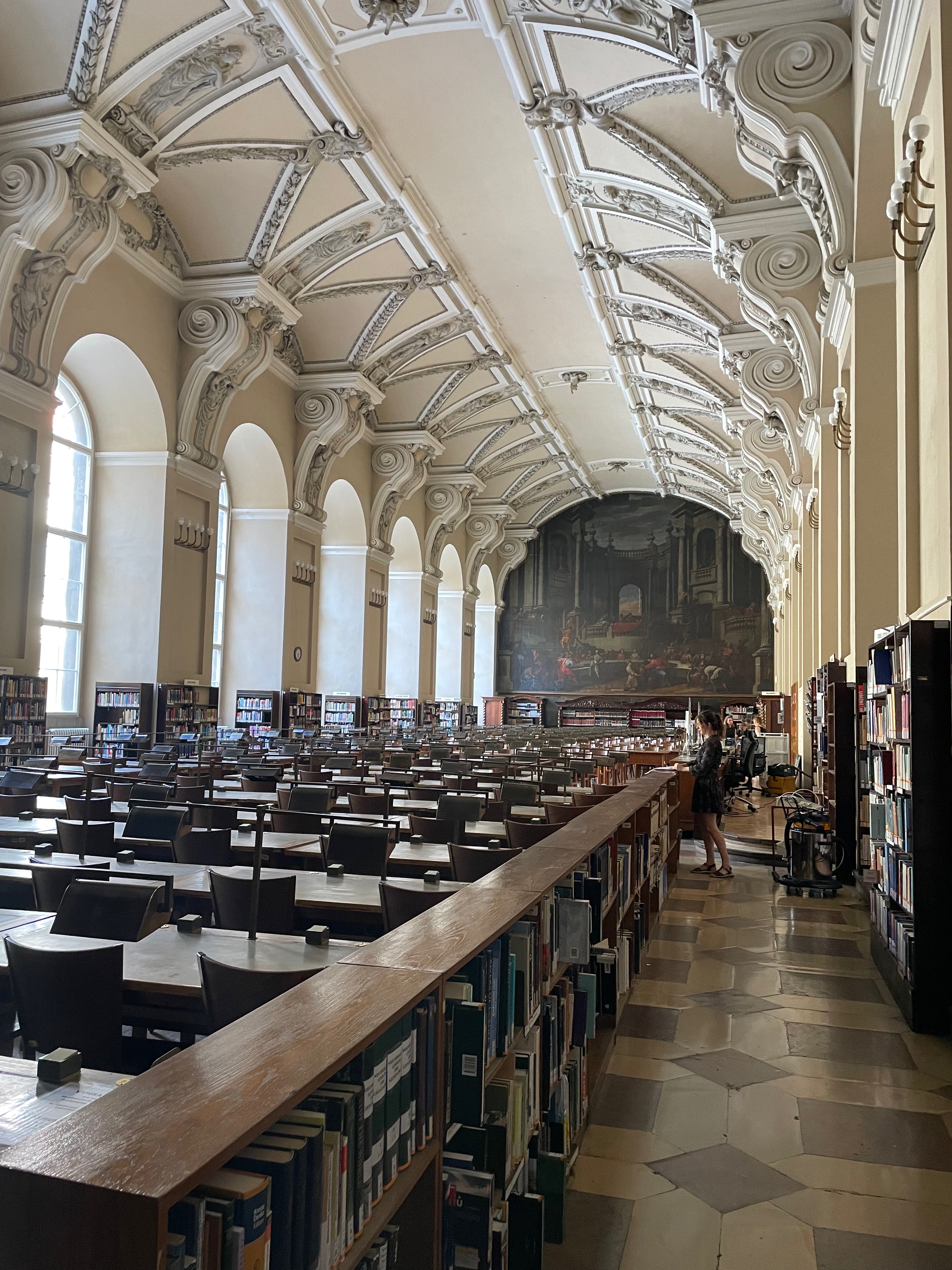 Prague Klementinum – reading room, formerly a monastic refectory