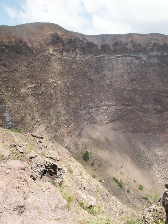 Vesuvius crater