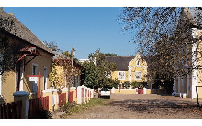 2.	The historical centre of Genadendal with the museum in the background | Photograph © Jürgen May