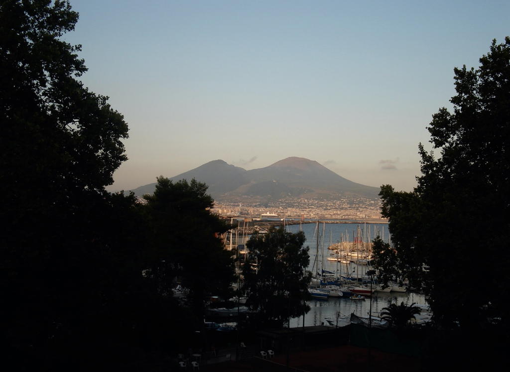 Vesuvius seen from Naples