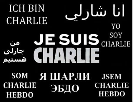 Je suis Charlie in different languages