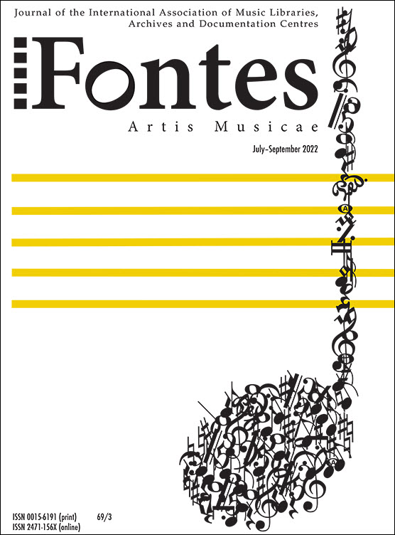 Cover of Fontes, volume 69 issue 3