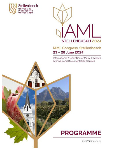 Stellenbosch Congress programme