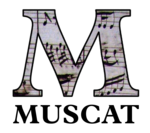 Logo for MUSCAT, the RISM online music cataloging software