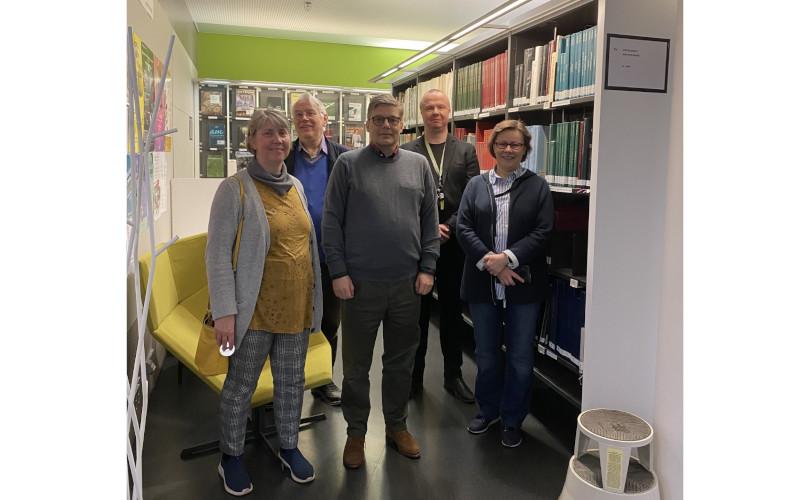 The Sibelius Academy. From left to right Gunnel Jönsson, Curt Carlsson, Jaska Järvilehto, Tommi Harju and Maaria Harviainen | Photo © Pia Shekhter