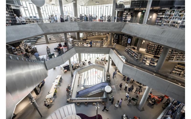 Interior of the Oslo Public Library. | From the Deichman’s Image Library