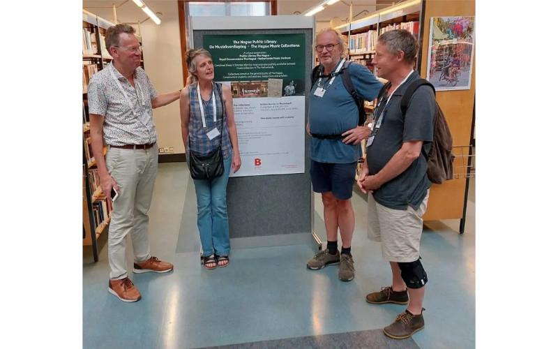 Postersessie met Martinus Severt en Paula Quint ©NVMB