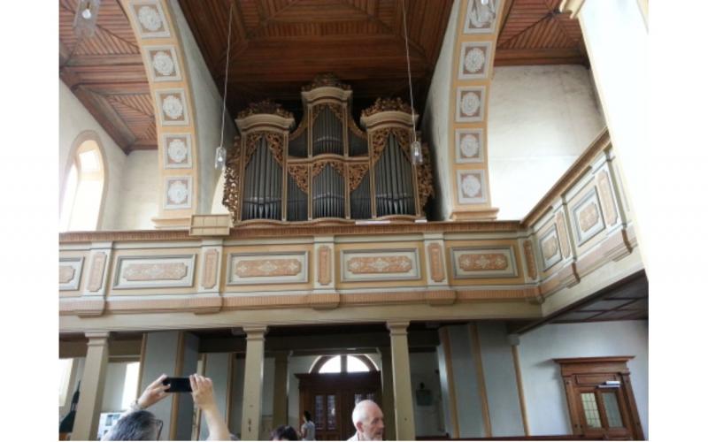 Image of Silbermann organ in Rötha church